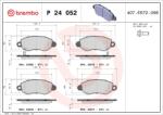 BREMBO Set Placute Frana, Frana Disc P24052 Ford Transit (P24052)