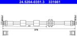 ATE Furtun Frana 24.5204-0351.3 Opel Adam Vauxhall Adam (24.5204-0351.3)
