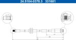 ATE Furtun Frana 24.5104-0378.3 Abarth 500 / 595 / 695/500C / 595C / 695C Fiat 500 (24.5104-0378.3)