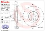 BREMBO Disc Frana 09. B039.11 Audi A4 B8/A5/Q5 Audi (Faw) Q5 B8