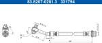 ATE Furtun Frana 83.8207-0281.3 Ford Usa Mustang Mach-E (83.8207-0281.3)