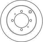 TRW Disc Frana Df4193 Hyundai Santamo Kia Joice Mitsubishi Fto/Galant Ix/Galant Vii