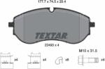 TEXTAR Set Placute Frana, Frana Disc 2249301 Man Tge Vw Crafter/Grand California
