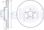 DELPHI Disc Frana Bg4654C Fiat 500L (BG4654C)