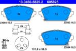 ATE Set Placute Frana, Frana Disc 13.0460-5825.2 Honda Accord Vi Mg Express/Mg Zr