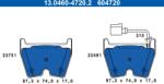 ATE Set Placute Frana, Frana Disc 13.0460-4720.2 Audi A3/Tt