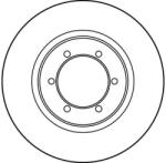 TRW Disc Frana Df3118 Changfeng Heijingang Mitsubishi Galloper/L200/Pajero/Pajero Ii (DF3118)