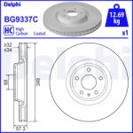 DELPHI Disc Frana Bg9337C Audi A4 B9/A5/A6 C8/A8 D5/Q5/Q7 Vw Touareg