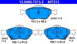 ATE Set Placute Frana, Frana Disc 13.0460-7213.2 Daihatsu Charade Viii Toyota Yaris (13.0460-7213.2)