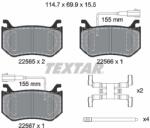 TEXTAR Set Placute Frana, Frana Disc 2256501 Alfa Romeo Giulia/Stelvio