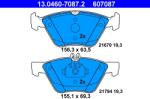 ATE Set Placute Frana, Frana Disc 13.0460-7087.2 Chrysler Crossfire Mercedes-Benz Clk (13.0460-7087.2)