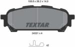 TEXTAR Set Placute Frana, Frana Disc 2433101 Subaru Forester/Impreza
