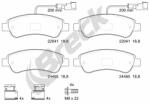 BRECK Set Placute Frana, Frana Disc 244650070310 Citroën Jumper Ii Fiat Ducato (244650070310)