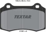 TEXTAR Set Placute Frana, Frana Disc 2138102 Citroën Ds3 Daimler Daimler Xj Ds Ds 3
