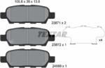 TEXTAR Set Placute Frana, Frana Disc 2387101 Infiniti Ex/Fx/G/M35/M45 Nissan 350Z/Altima
