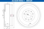 ATE Tambur Frana 24.0222-8042.1 Fiat 500L/Doblo Opel Combo