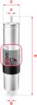 SOFIMA Filtru Combustibil S1839B Bmw X5 (S1839B)