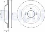 DELPHI Disc Frana Bg4708C Hyundai Kona Kia Carens Iv/Seltos/Soul Ii/Soul Iii