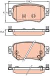 TRW Set Placute Frana, Frana Disc Gdb3632 Mazda 6 (GDB3632)