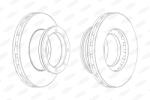 BERAL Disc Frana Bcr190A Mercedes-Benz Atego/Atego 2/Atego 3/Tourino (BCR190A)