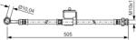 Bosch Furtun Frana 1987481505 Hyundai Accent Iii Hyundai (Beijing) Accent Kia Rio Ii