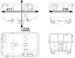 MAHLE Vas De Expansiune, Racire Crt237000P Daf Cf/Xf (CRT237000P)