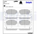 DELPHI Set Placute Frana, Frana Disc Lp3906 Isuzu D-Max Iii