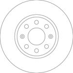 TRW Disc Frana Df4796 Fiat Grande Punto/Punto/Punto Evo Opel Adam/Corsa D/Corsa E