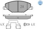 MEYLE Set Placute Frana, Frana Disc Punte Fata 0252568118 Skoda Fabia Ii Vw Polo V