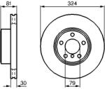 Bosch Disc Frana 0986479002 Bmw 7