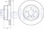 DELPHI Disc Frana Bg4695C Bmw 5 (BG4695C)