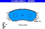 ATE Set Placute Frana, Frana Disc 13.0460-5890.2 Mitsubishi Delica / Space Gear/L200