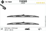 SWF Lamela Stergator Fata 116305 Alfa Romeo Arna Austin Maestro/Montego Bmw 3/Z1