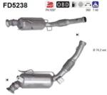 AS Filtru Funingine/Particule, Sist. De Esapament Fd5238 Mercedes-Benz Marco Polo