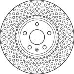 TRW Disc Frana Df6015S Audi A4 B8/A5/Q5 Audi (Faw) A6L C7/Q5 B8
