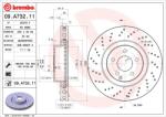 BREMBO Disc Frana 09. A732.11 Brabus 38S Mercedes-Benz S-Class (09.A732.11)