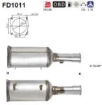 AS Filtru Funingine/Particule, Sist. De Esapament Fd1011 Citroën C8 Fiat Ulysse (FD1011)