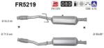 AS Filtru Funingine/Particule, Sist. De Esapament Fr5219 Citroën C-Elysee/C3 Ii/Ds3 (FR5219)