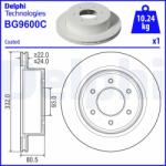 DELPHI Disc Frana Bg9600C Ford Ranger Ford Usa Ranger Cab &/Ranger Crew Cab