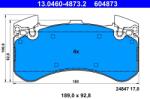 ATE Set Placute Frana, Frana Disc 13.0460-4873.2 Audi A6 C7/A7/A8 D4 (13.0460-4873.2)