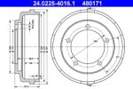 ATE Tambur Frana 24.0225-4016.1 Ford Transit/Transit Tourneo