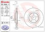 BREMBO Disc Frana 09. C928.11 Nissan X-Trail/X-Trail Iii Nissan (Dfac) X-Trail (09.C928.11)