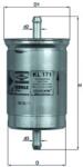 KNECHT Filtru Combustibil Kl171 Ford Maverick Infiniti G20/I30/M30/Q45 I/Q45 Ii/Qx4