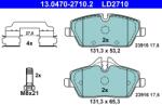 ATE Set Placute Frana, Frana Disc 13.0470-2710.2 Bmw 1 Mini Mini/Mini Clubman