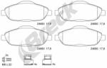 BRECK Set Placute Frana, Frana Disc 246600070100 Peugeot 3008/3008 I/308/308 I/308 Sw I (246600070100)
