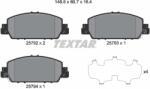 TEXTAR Set Placute Frana, Frana Disc 2579201 Honda Accord Ix/Accord X/Civic Xi/Hr-V