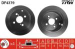 TRW Disc Frana Df4379 Toyota Corolla/Corolla Verso/Matrix/Vios / Soluna Vios/Yaris
