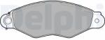 DELPHI Set Placute Frana, Frana Disc Lp1610 Citroën Xsara Nissan Kubistar Peugeot 306