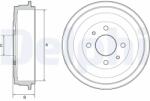 DELPHI Tambur Frana Bf528 Chrysler Ypsilon Fiat Panda Lancia Ypsilon (BF528)