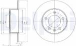 DELPHI Disc Frana Bg4320 Nissan Interstar/Nv400 Opel Movano B Renault Master Iii (BG4320)